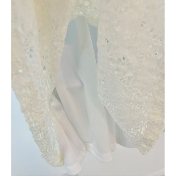 NWT Jessica Simpson Lace Lined Cloud Dancer Dress Womens Size Medium - Picture 6 of 12